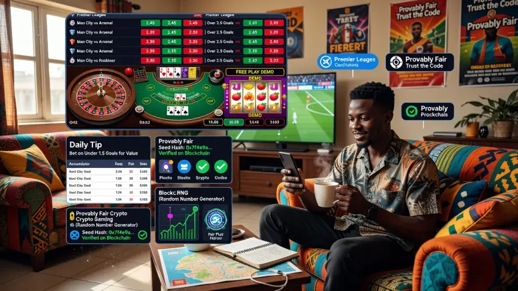 Online Entertainment Platforms Explained: Safety, Casino Games, Sports Betting in Nigeria, Free Slots, Predictions, Tips and Provably Fair Crypto Gaming
